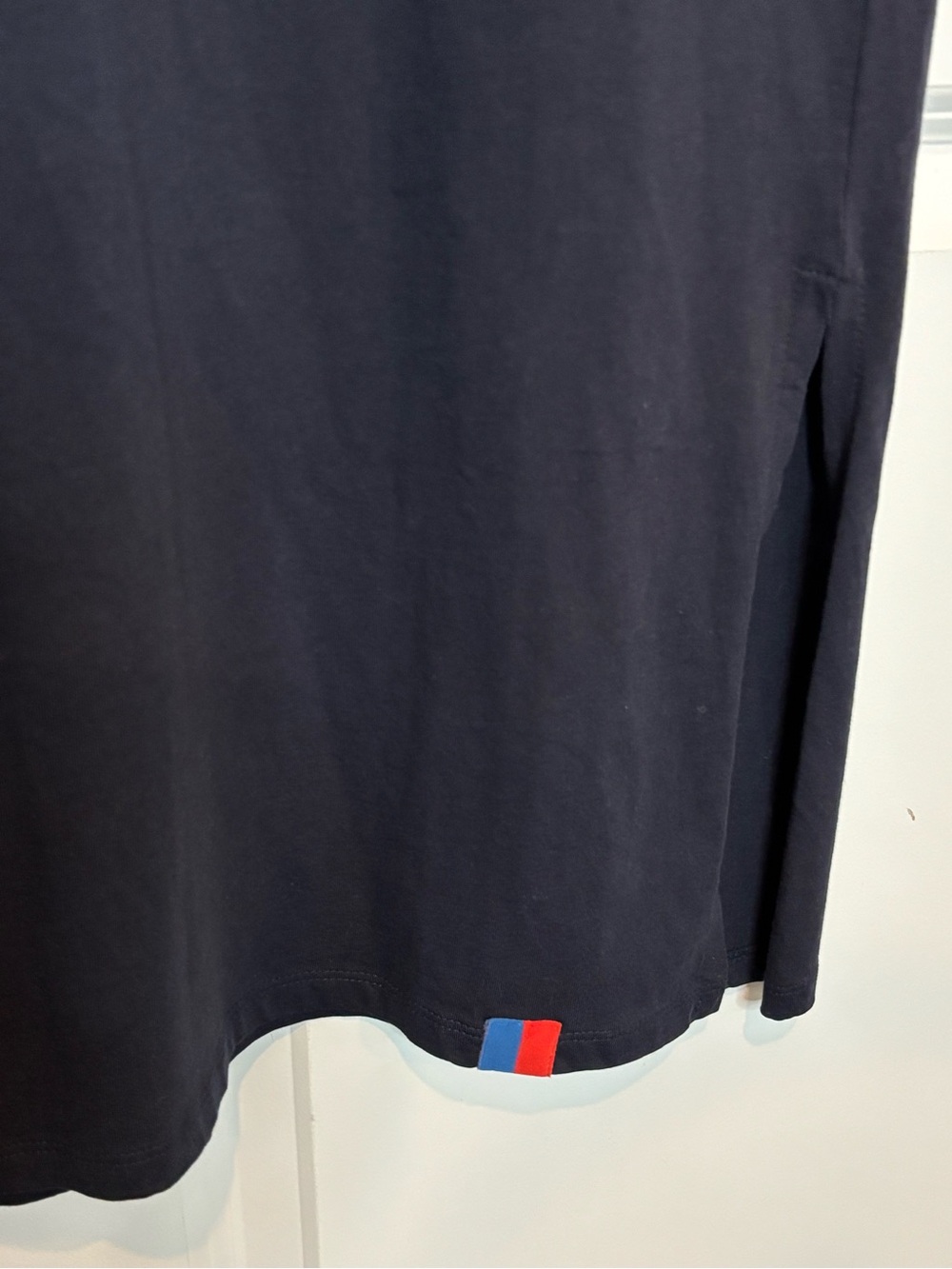 NWT Kule The Tank Dress Navy Blue Organic Cotton Midi M - Picture 4 of 7